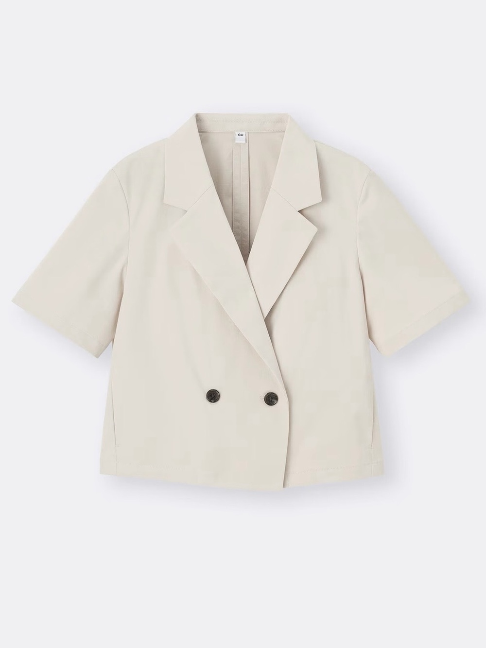 GU Boxy Short-Sleeve  Blazer
